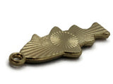 27mm Gray Scale Natural Fish Pendant Silver Tone Metal Alloy Charm Jewelry Making Beading Supplies