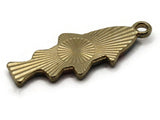 27mm Multi-Color Striped Fish Pendant Silver Tone Metal Alloy Charm Jewelry Making Beading Supplies