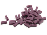 50 12mm Purple Vintage Plastic Beads Rectangle Beads Jewelry Making Beading Supplies Loose Beads to String
