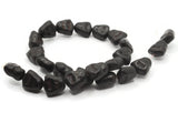 23 16mm Laughing Head Black Synthetic Turquoise Stone Beads Gemstone Beads Dyed Beads Jewelry Making Beading Supplies