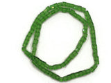 99 4mm Clear Green Glass Cube Beads Full Strand Jewelry Making Beading Supplies Loose Beads to String