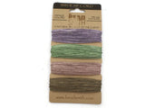 4 Color Thread Mixed Hemp Cord Hemp String for Beading and Jewelry Making Craft Supplies by The Bead Smith Pink, Green, Purple, Brown