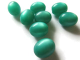 15mm Green Oval Beads Vintage Lucite Beads Moonglow Lucite Beads Jewelry Making Beading Supplies New Old Stock Beads Plastic Beads