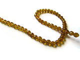 6mm Round Crystal Beads Brown Beads Crystal Glass Beads Full Strand Beading Supplies Jewelry Making Faceted Round Beads