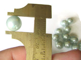 12mm Light Blue Pearl Beads Round Beads Ball Beads Acrylic Beads Plastic Beads Jewelry Making Beading Supplies