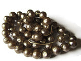 7.5mm Beads Brown Pearl Beads Vintage Beads Jewelry Making Beading Supplies Round Beads Ball Beads Acrylic Beads Plastic Beads Smileyboy