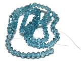 4mm Light Blue Beads Crystal Beads Faceted Bicone Beads Full Strand Glass Beads Jewelry Making Sky Blue Beads Beading Supplies