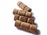 48mm Long Wood Tube Beads Vintage Macrame Beads Brown Craft Beads New Old Stock Unused Uncirculated Beads Smileyboy Beading Supplies