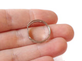 Silver Adjustable Ring Blanks Iron Ring Base with 8mm pad Smileboy Craft Supplies Findings for Ring Making Jewelry Making