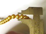 6mm Beads Yellow Pearl Beads Vintage Beads Jewelry Making Beading Supplies Round Beads Ball Beads Plastic Beads Acrylic Beads Small Beads