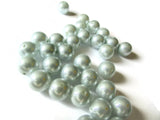 12mm Light Blue Pearl Beads Round Beads Ball Beads Acrylic Beads Plastic Beads Jewelry Making Beading Supplies