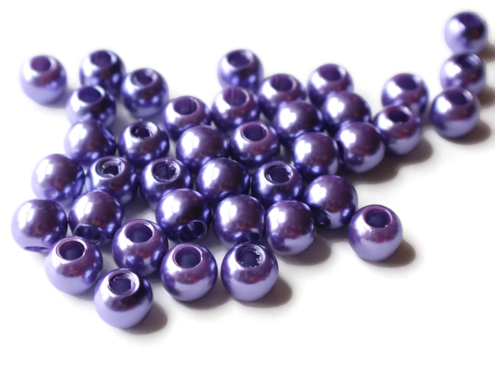 Pearl purple silicone beads • 10 pcs • 15 mm • 12 mm • silicone round beads  • metallic purple color • loose sensory beads • wholesale