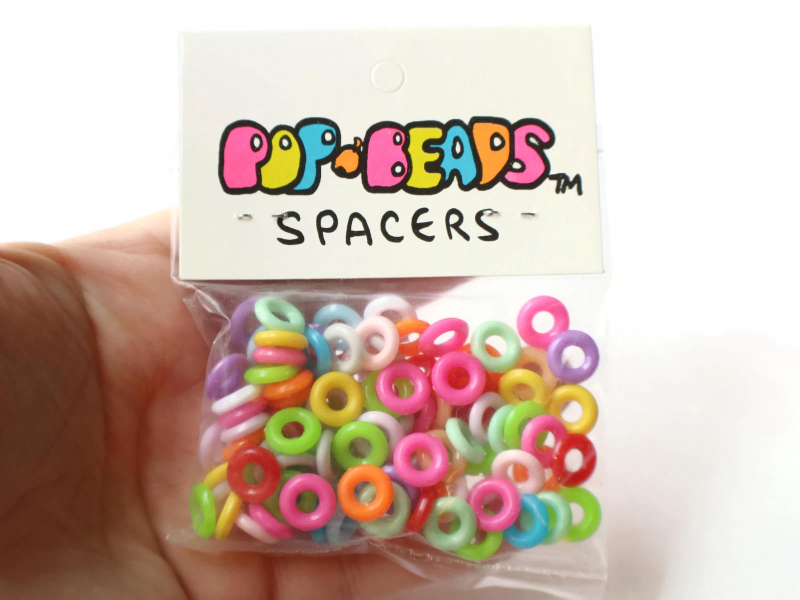 10mm Multi-Color Vintage Plastic Ring Beads Pop Beads Spacers - Spacer Ring Beads by Smileyboy | Michaels