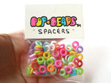 10mm Multi-color Vintage Plastic Ring Beads Pop Beads Spacers Spacer Rings Spacer Beads Jewelry Making Beading Supplies Smileyboy