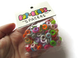 10mm Multi-color Vintage Plastic Ring Beads Pop Beads Spacers Spacer Rings Spacer Beads Jewelry Making Beading Supplies Smileyboy