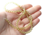 4mm Faceted Round Beads Light Green Beads Full Strand Green Glass Beads 4mm Round Beads Jewelry Making Beading Supplies
