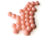 9mm Vintage Lucite Beads Pink Beads Round Beads Loose Beads New Old Stock Beads Seamless Beads Pretty Beads Plastic Beads Jewelry Making