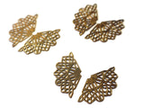 Filigree Findings Metal Wing Charms Antique Copper Plated Finding Filigree Charms Filigree Wing Charms Jewelry Making Wings Bead
