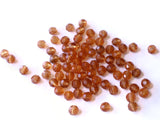 8mm Orange Beads Faceted Round Beads Orange Acrylic Beads Orange Plastic Beads Clear Orange Beads Jewelry Making Beading Supplies