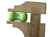 17mm Green Peanut Beads Bow Tie Beads Dog Bone Beads Acrylic Beads Plastic Beads Beading Supplies Jewelry Making