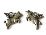 17mm Flying Pigs Silver Flying Pig Charms Zinc Alloy Flying Pigs When Pigs Fly Pendants Jewelry Making Beading Supplies