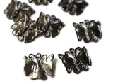 18mm Butterflies Metal Charms Butterfly Charms Zinc Alloy Charm Butterfly Pendant Bug Charm Insect Charm Spring Charm Black Butterfly