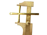 61x36mm Large Gold Cross Pendant Zinc Alloy Cross Huge Cross Pendant Big Cross Charm Christian 61mm Cross