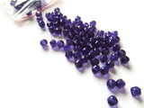 5mm Beads Regal Deep Purple Beads Faceted Bicone Beads Acrylic Beads Plastic Beads Loose Beads Jewelry Making Beading Supplies