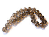 12mm Grey Crystal Beads Crystal Glass Bicones Bicone Beads Jewelry Making Beading Supplies Bead Strand Round Bicone Beads Faceted Beads