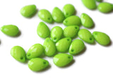 9mm Green Briolette Beads Faceted Teardrops Beads to String Beads Plastic Beads Acrylic Drop Charm