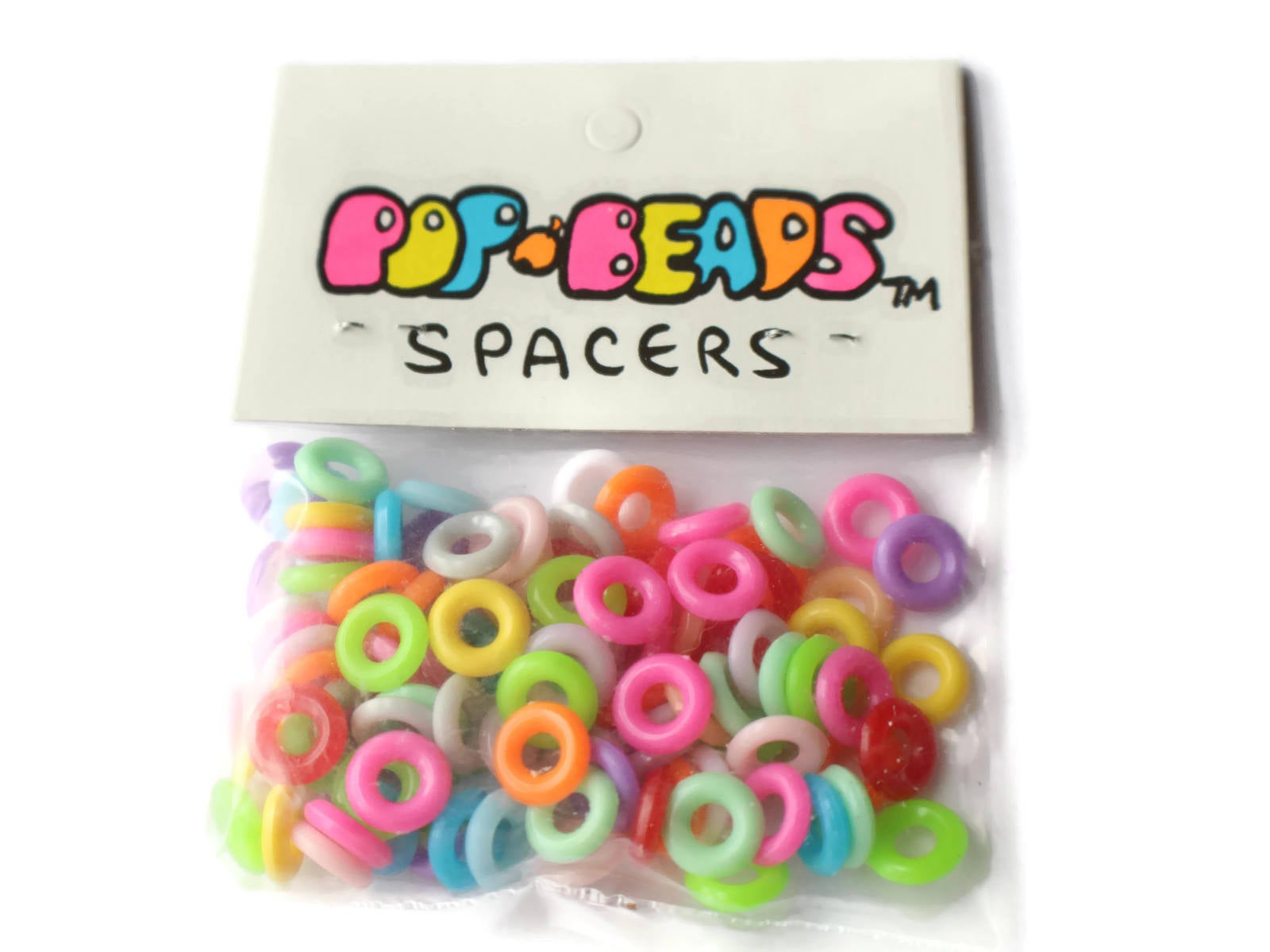 10mm Multi-Color Vintage Plastic Ring Beads Pop Beads Spacers - Spacer Ring Beads by Smileyboy | Michaels