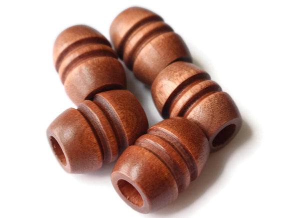 20 17mm Large Brown Wooden Bicone Beads – Smileyboy Beads