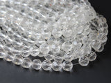 10mm Clear Crystal Faceted Round Beads Crystal Glass Beads Full Strand Jewelry Making Beading Supplies Loose Colorless Beads Smileyboy