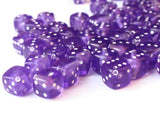 Reserved 74 Purple Dice Beads 8mm Cube Beads Plastic Cube Beads Six Sided Dice Acrylic Dice Beads