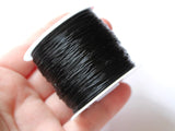 196 Feet Stretchy Cord 0.8mm Black Elastic Thread 60 Meters per roll of String Beading Supplies Stretch Elastic Wire Cord Jewelry Making