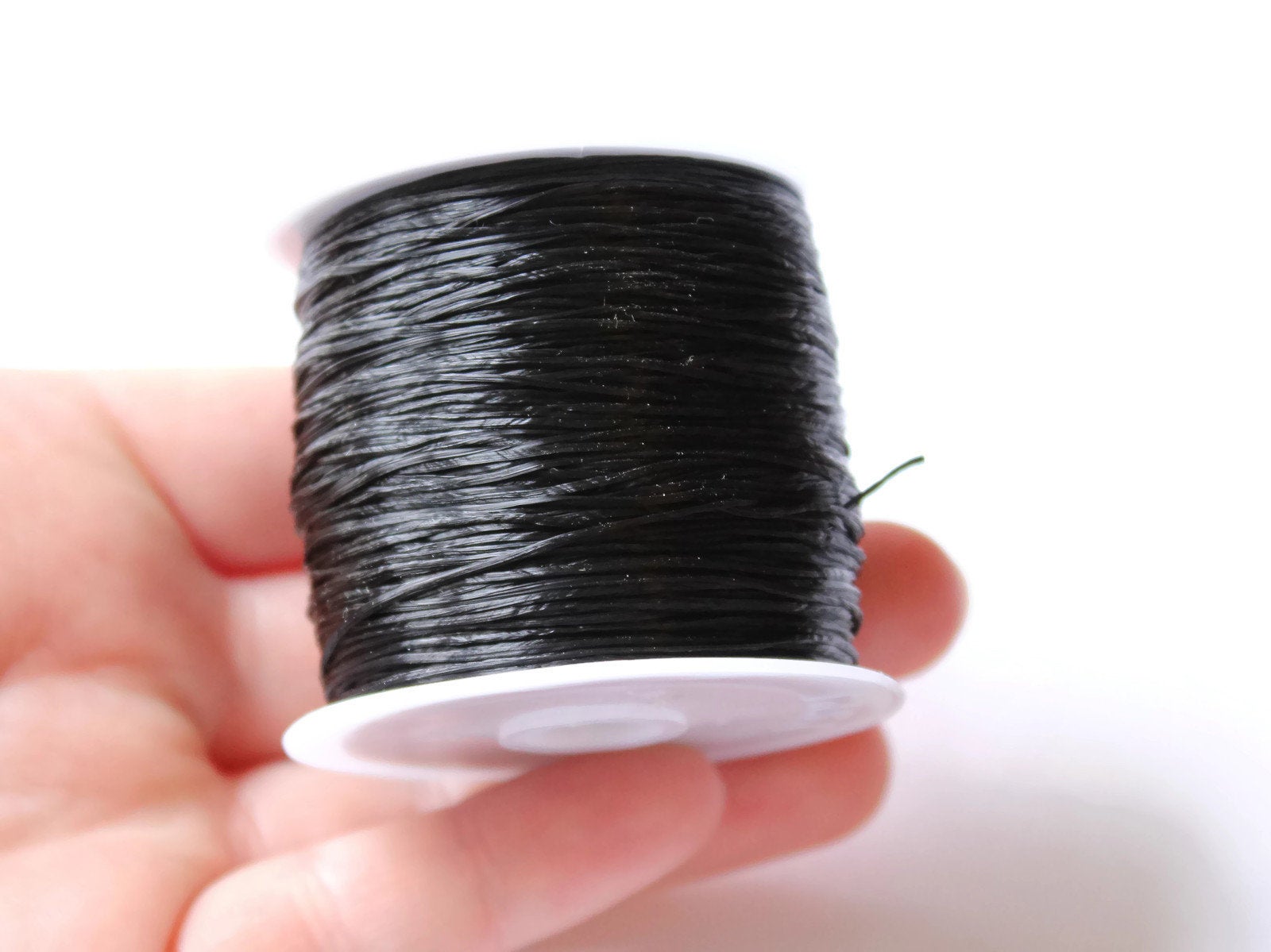 196 Feet Stretchy Cord 0.8mm Black Elastic Thread 60 Meters per Roll of String by Smileyboy | Michaels