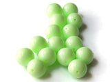 16mm Beads Large Round Light Green Beads Vintage Lucite Beads Celadon Beads Ball Beads Gumball Beads New Old Stock Beads Jewelry Making