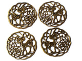 Products Golden Filigree Deer Charms 4 33mm Jewelry Charms Antique Gold Baby Deer Pendant Jewelry Findings Beading Supplies