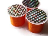 Orange Elastic Cord 0.8mm Elastic Thread 10 Meters per roll of Beading Elastic Wire Beading Cord 10 M Thread Stretchy Cord