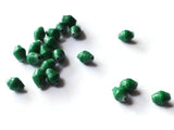 10 10mm Green Beads Ugandan Paper Beads Fair Trade Beads Small Paper Beads Recycled Beads Upcycled Beads Sealed Paper Beads Smileyboy