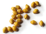 10mm Maize Yellow Beads Ugandan Paper Beads Fair Trade Beads Small Paper Beads Recycled Beads Upcycled Beads Sealed Paper Beads Smileyboy