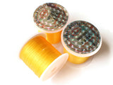 Golden Yellow Elastic Cord 0.8mm Elastic Thread 10 Meters per roll of Beading Elastic Wire Beading Cord Thread Stretchy Cord