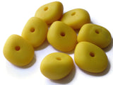 24mm Yellow Nugget Beads Vintage Lucite Beads New Old Stock Beads Jewelry Making Beading Supplies Loose Beads Smileyboy