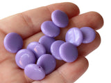 14mm Purple Beads Plastic Coin Beads Flat Round Beads Acrylic Beads Beading Supplies