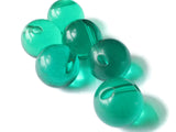 16mm 5/8 Inch Green Ball Buttons Clear Lucite Round Buttons Vintage Lucite Buttons Jewelry Making Beading Supplies Sewing Supplies