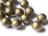 14mm Bronze Brown Rough Pearls Faux Pearl Beads Vintage New Old Stock Beads Jewelry Making Beading Supplies Plastic Beads Acrylic