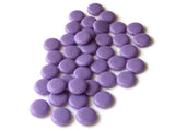 14mm Purple Beads Plastic Coin Beads Flat Round Beads Acrylic Beads Beading Supplies