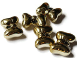 29mm Gold Bow Beads Acrylic Charms Bow Charms Bow Pendants Large Charms Metal Look Charms Jewelry Making Beading Supplies Loose Beads Smileyboy