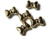 29mm Gold Bow Beads Acrylic Charms Bow Charms Bow Pendants Large Charms Metal Look Charms Jewelry Making Beading Supplies Loose Beads Smileyboy
