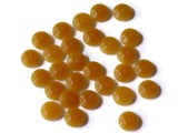 10mm x 5mm Honey Orange Rondelle Beads Vintage Lucite Beads Moonglow Lucite Bead Disc Beads Loose Saucer Beads Jewelry Making
